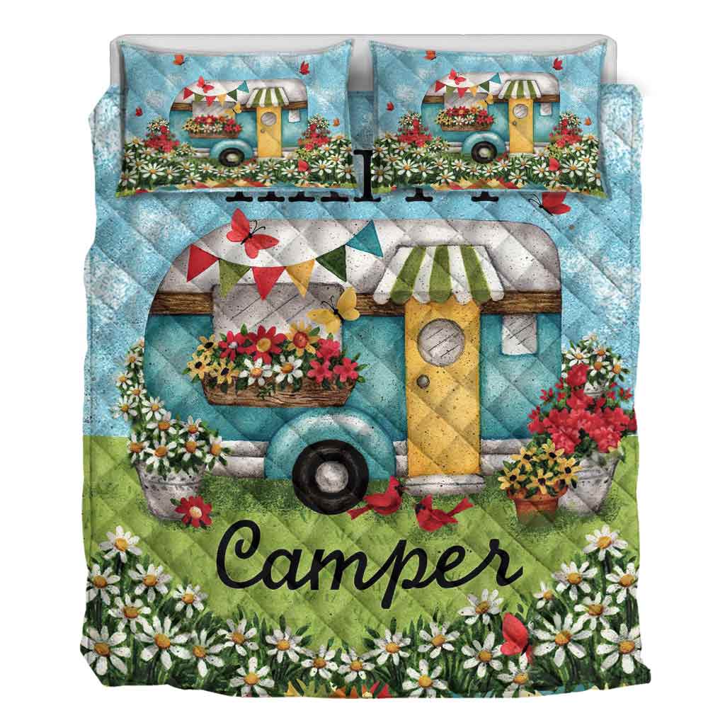 Happy Camper - Camping Quilt Set