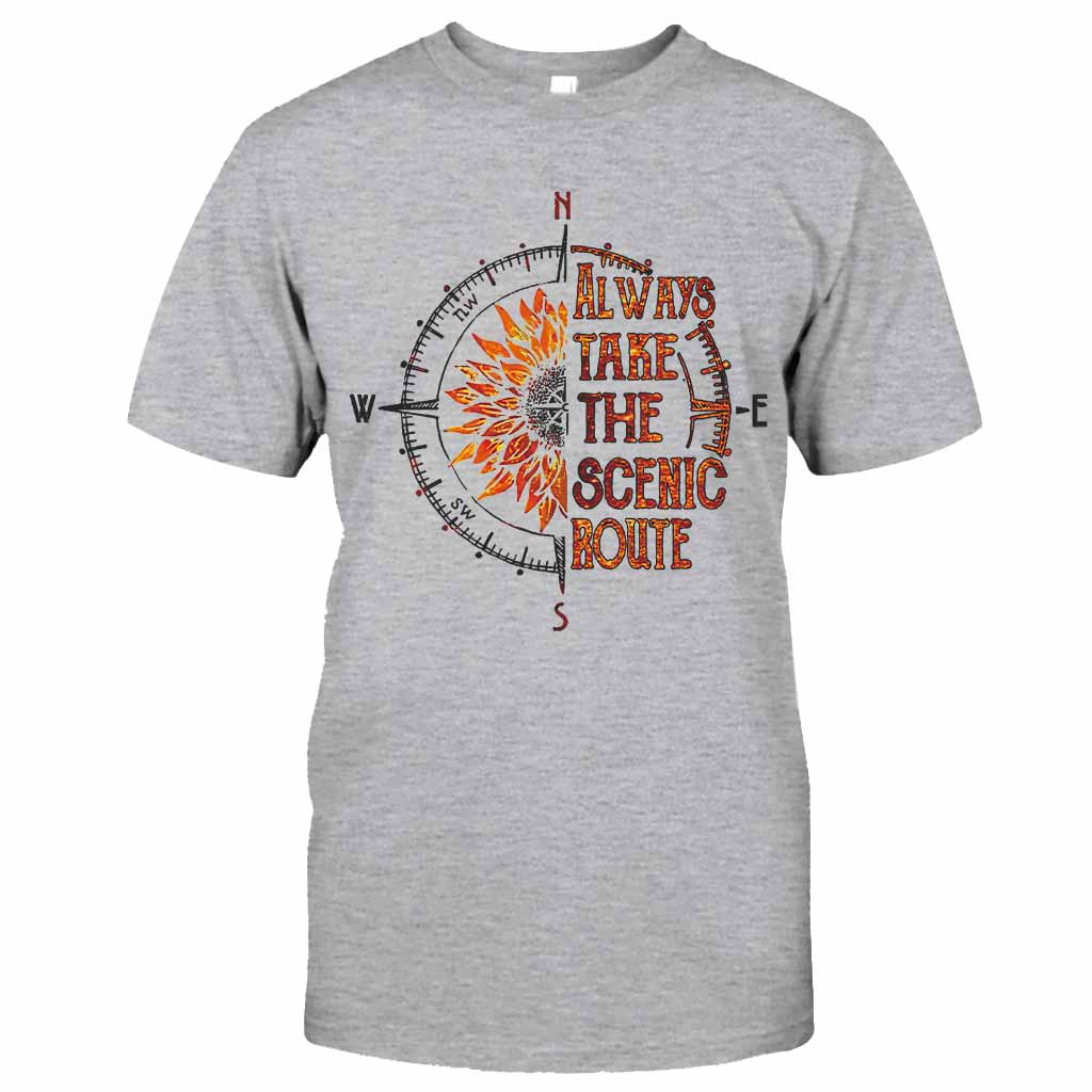 Always Take The Scenic Route - Camping T-shirt and Hoodie 112021