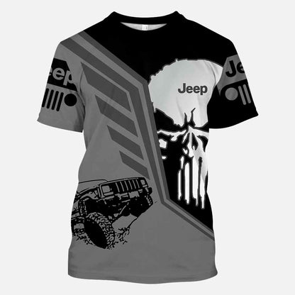 Jp And Skull Car All Over T-shirt and Hoodie 112021