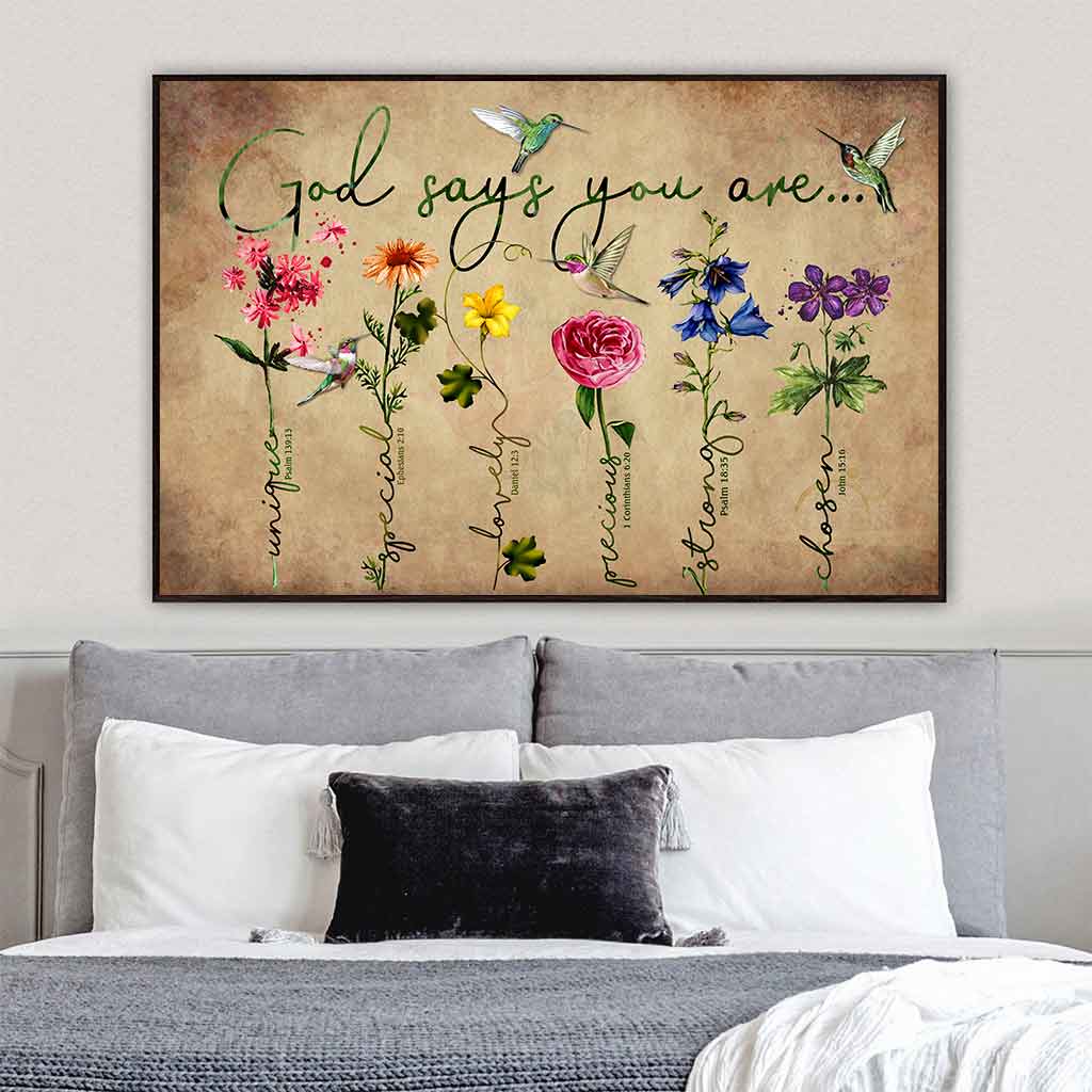 God Says You Are - Gardening Poster 112021