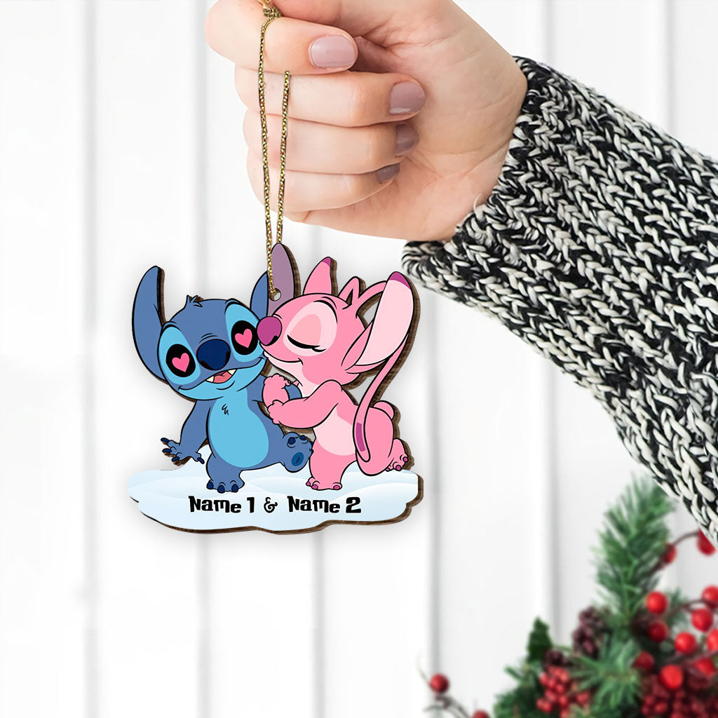 You Are The Only One - Personalized Christmas Ohana Wooden Card Pop Out Ornament