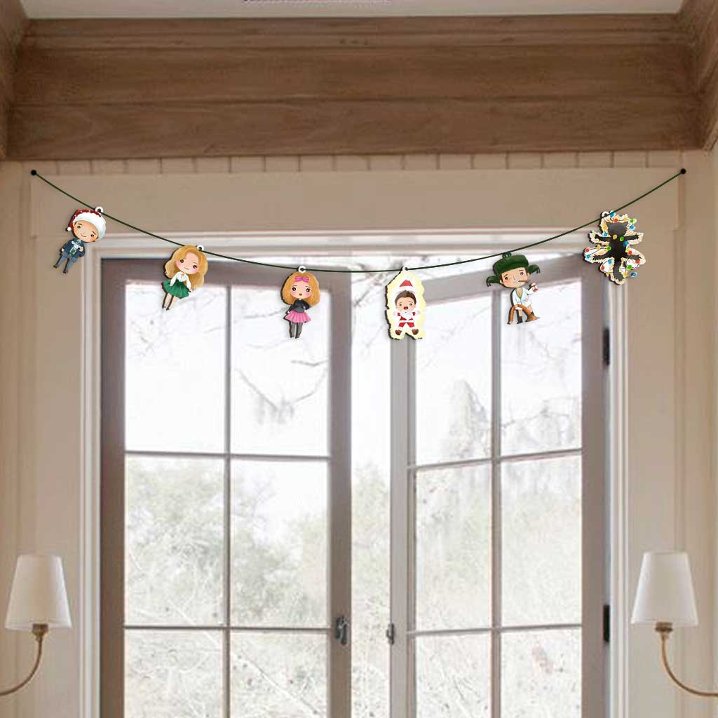 Christmas Vacation - Personalized Christmas 6 Pieces Garland