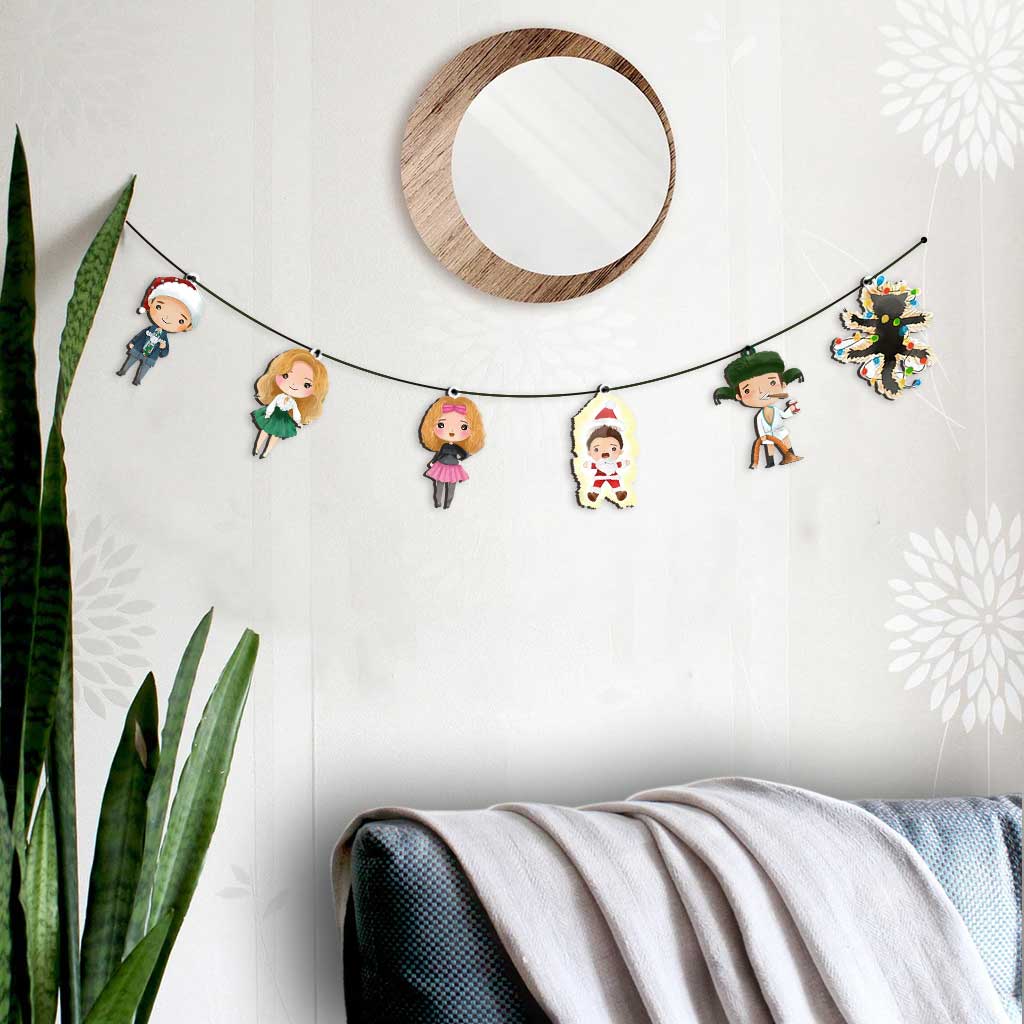 Christmas Vacation - Personalized Christmas 6 Pieces Garland