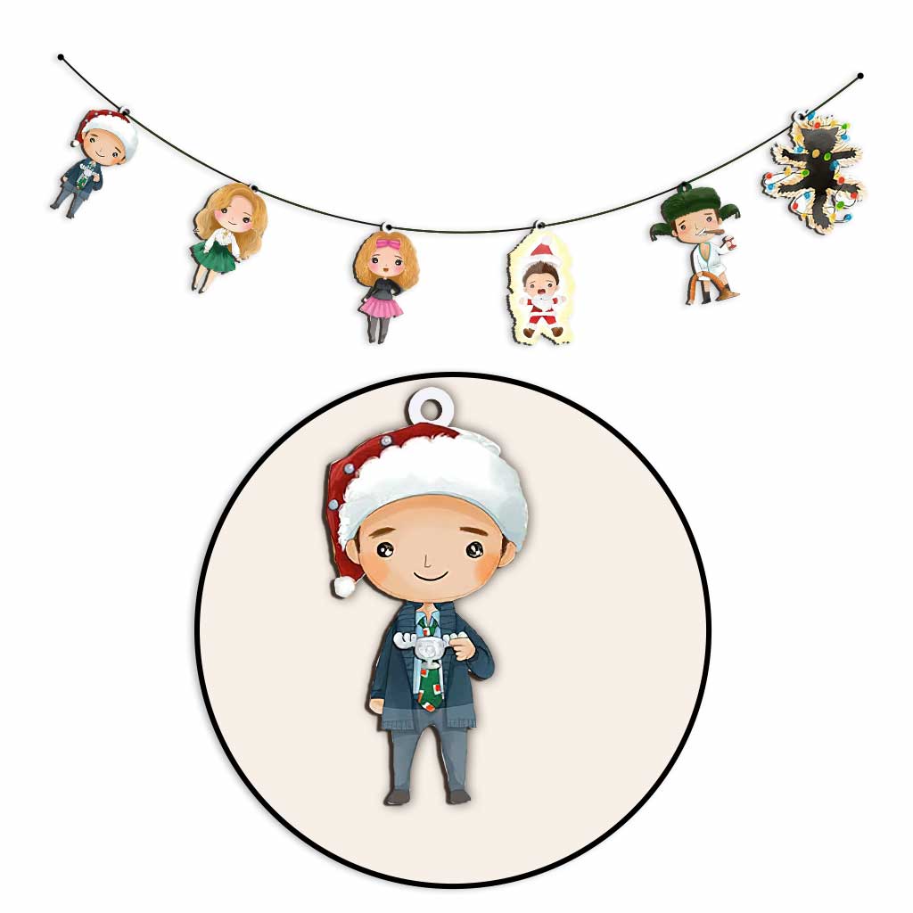 Christmas Vacation - Personalized Christmas 6 Pieces Garland