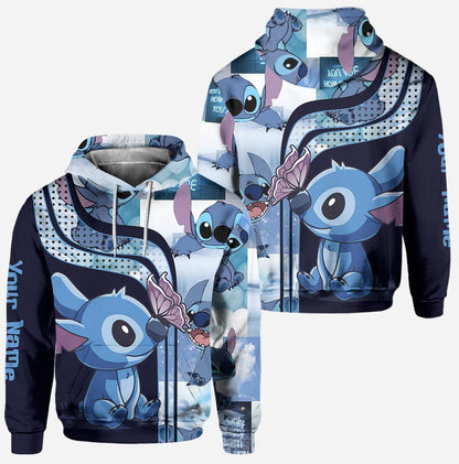 Blue Ohana - Personalized Ohana Hoodie and Leggings