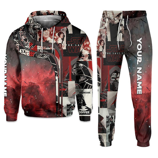 Dark Side - Personalized The Force Hoodie and Sweatpants