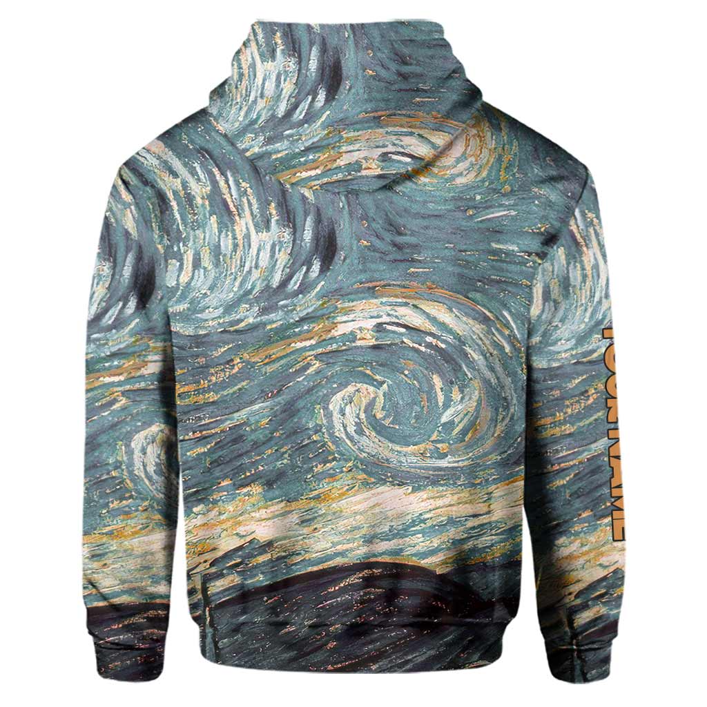 The Child Beautiful Starry Night - Personalized The Force Hoodie and Sweatpants