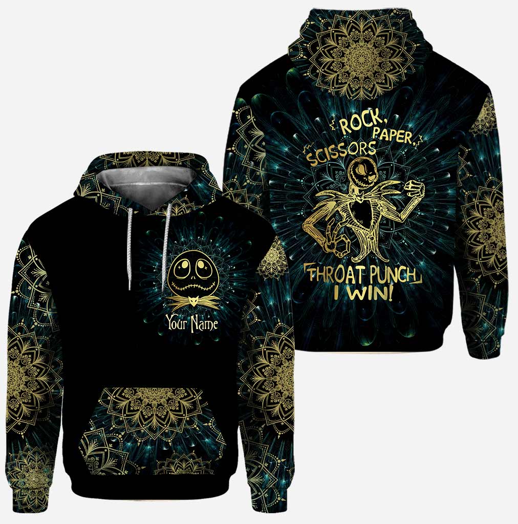 Rock Paper Scissor Nightmare - Personalized Hoodie And Leggings