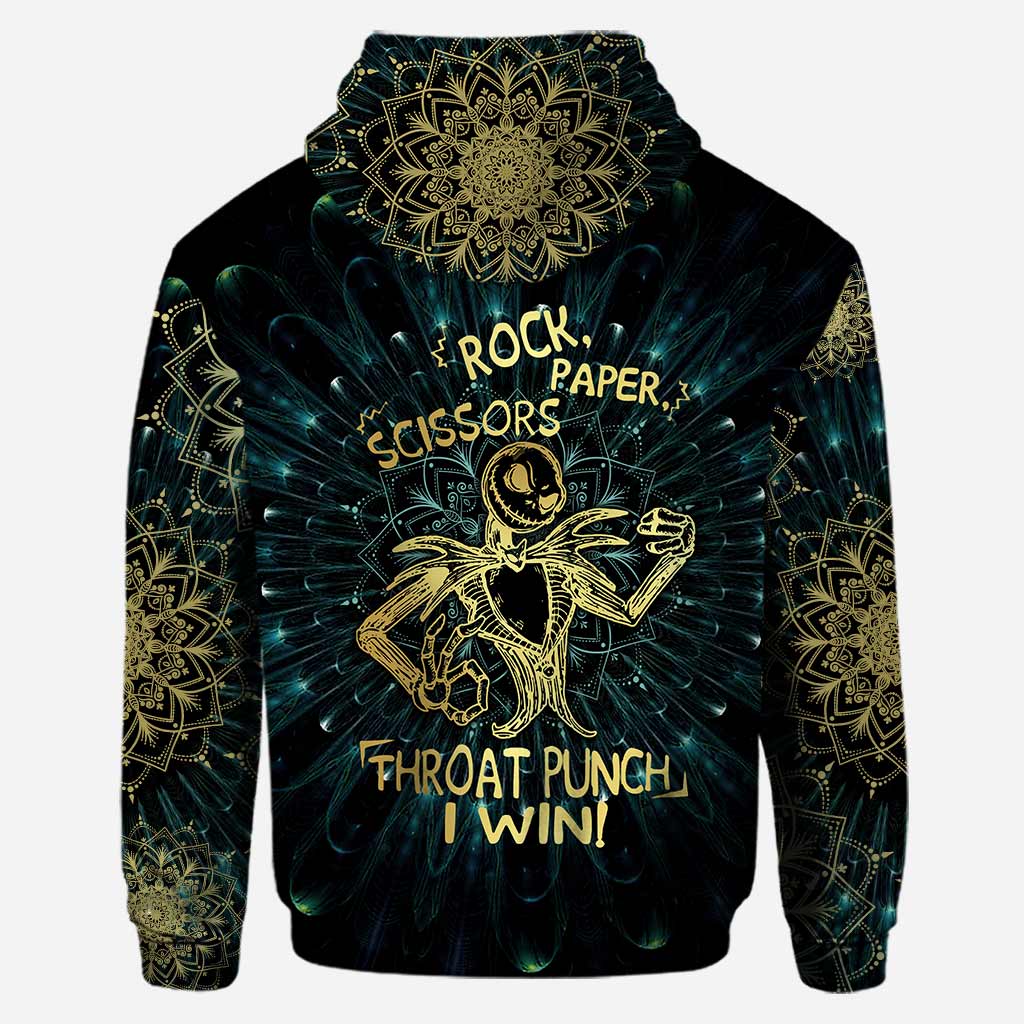 Rock Paper Scissor Nightmare - Personalized Hoodie And Leggings