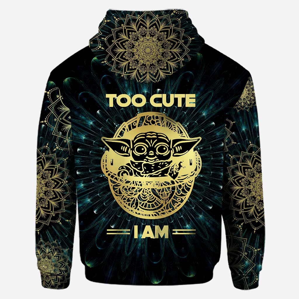 Too Cute I Am The Child - Personalized Hoodie and Leggings