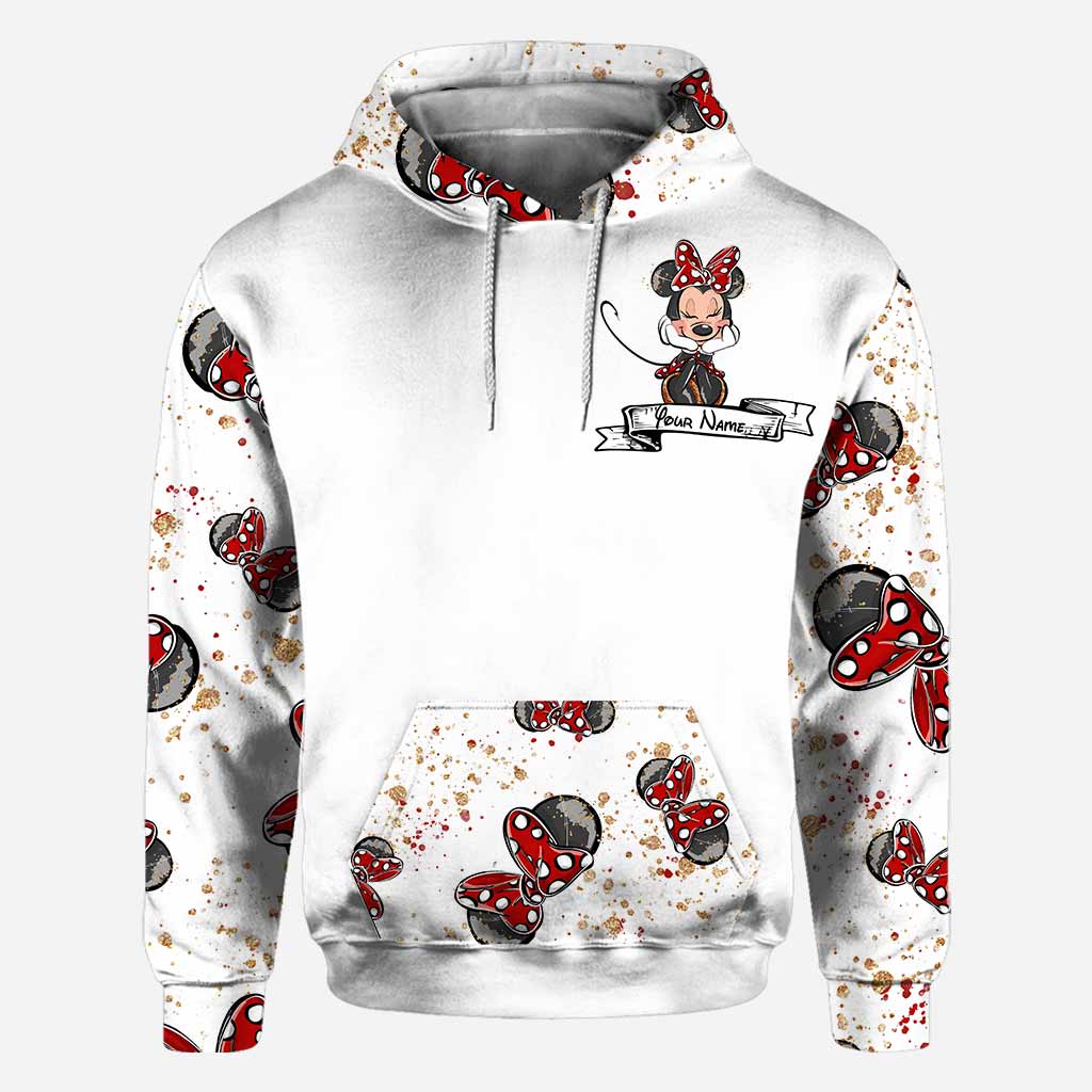 Lovely Mouse Ears Couple - Personalized All Over T-shirt and Hoodie