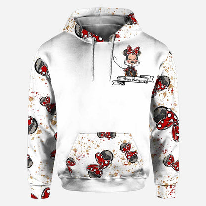 Lovely Mouse Ears Couple - Personalized All Over T-shirt and Hoodie