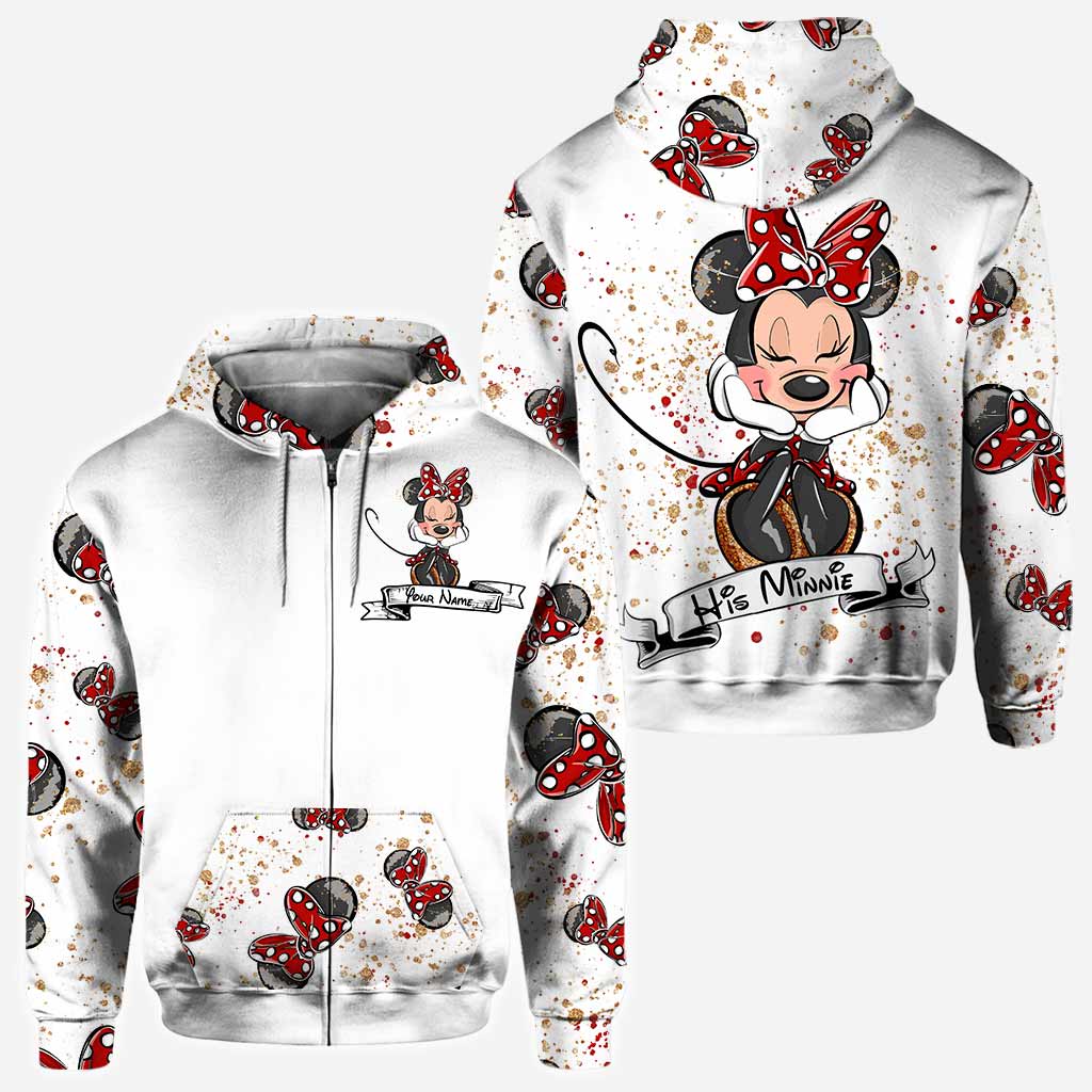 Lovely Mouse Ears Couple - Personalized All Over T-shirt and Hoodie