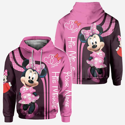 Mouse Ears Couple - Personalized All Over T-shirt and Hoodie