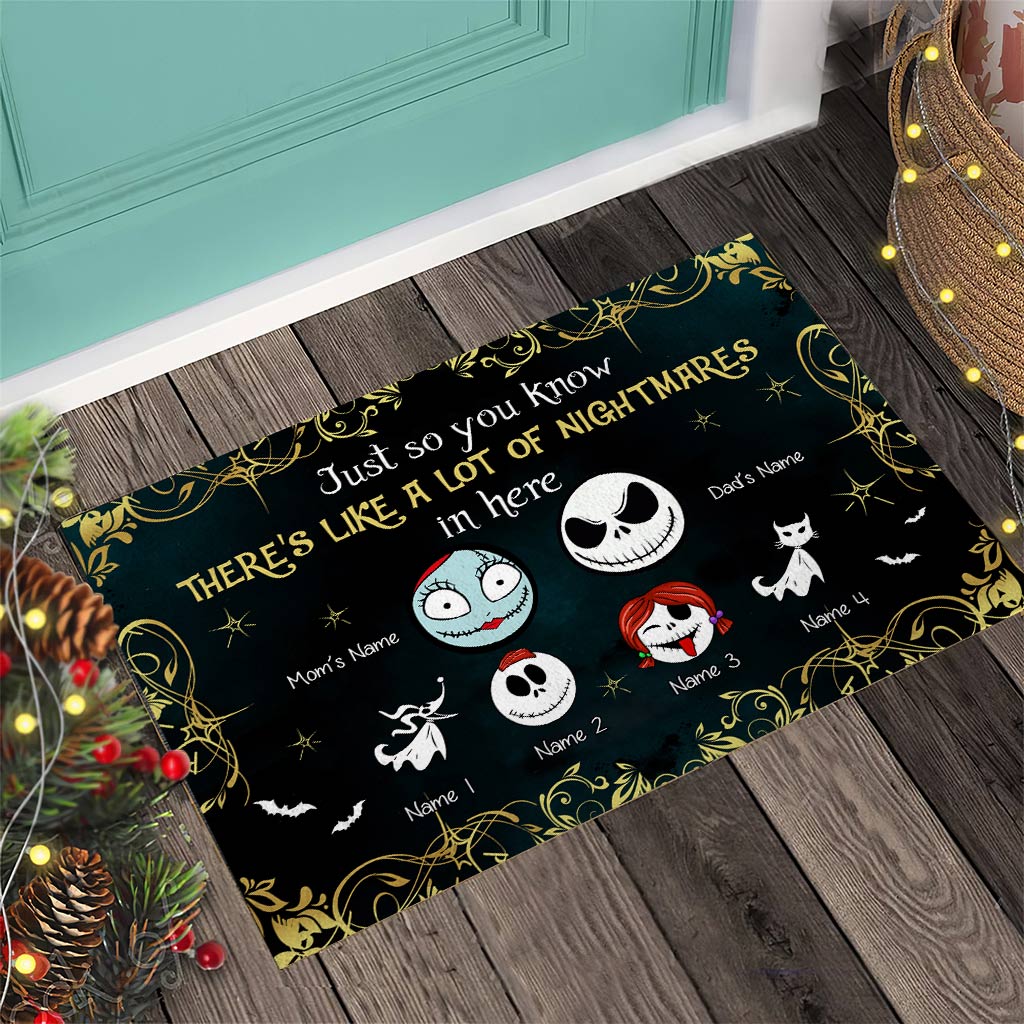 Just So You Know - Personalized Nightmare Doormat