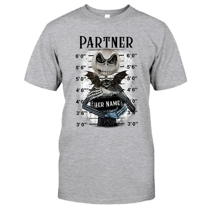 Partner In Crime - Personalized Couple Nightmare T-shirt and Hoodie