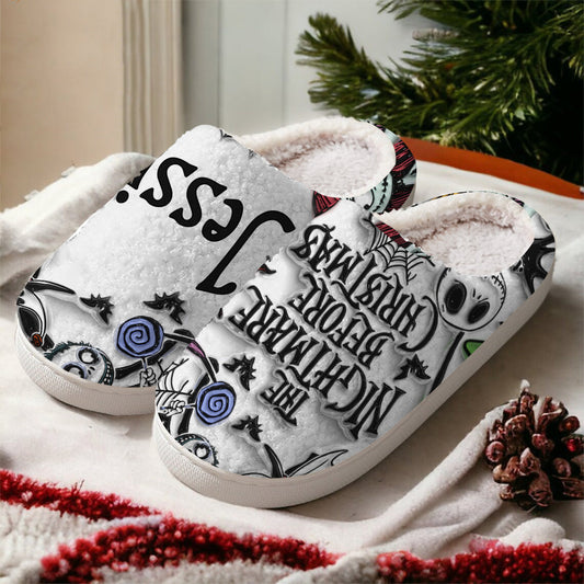 Nightmare - Personalized Nightmare Slippers