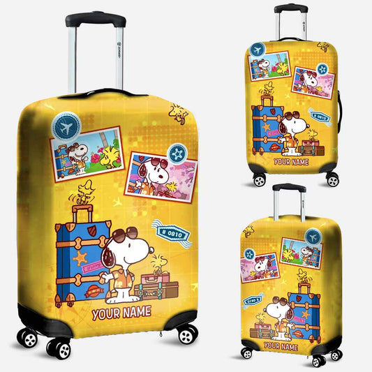 Adventure Awaits - Personalized Luggage Cover