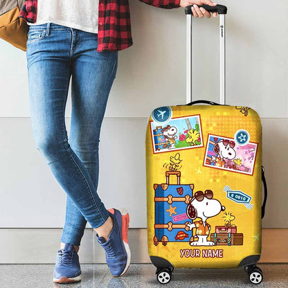 Adventure Awaits - Personalized Luggage Cover