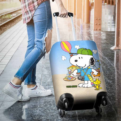 Adventure Awaits - Personalized Luggage Cover