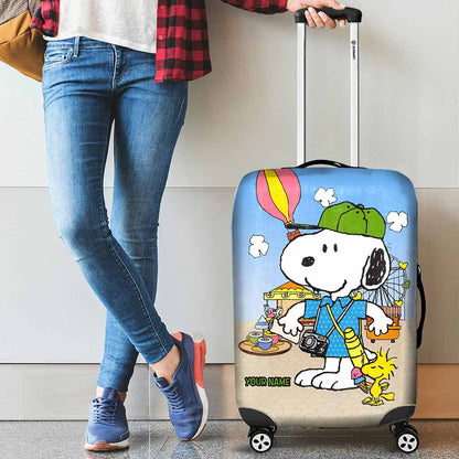 Adventure Awaits - Personalized Luggage Cover