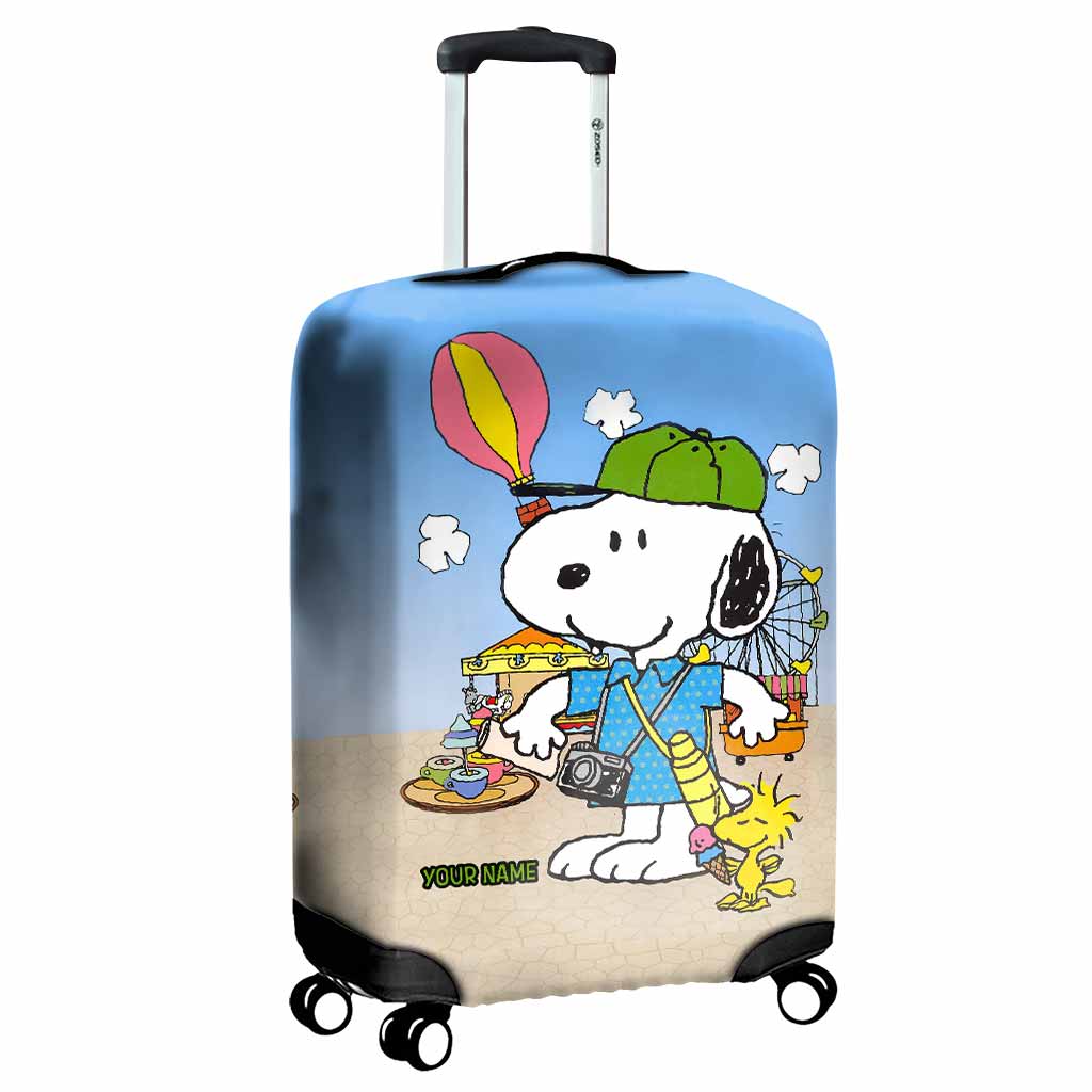 Adventure Awaits - Personalized Luggage Cover