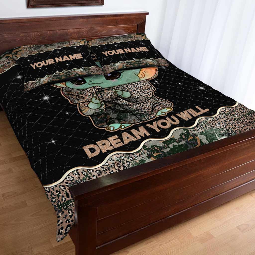 Sleep You Must - Personalized Quilt Set