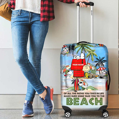 Of All The Paths You Take - Personalized Luggage Cover