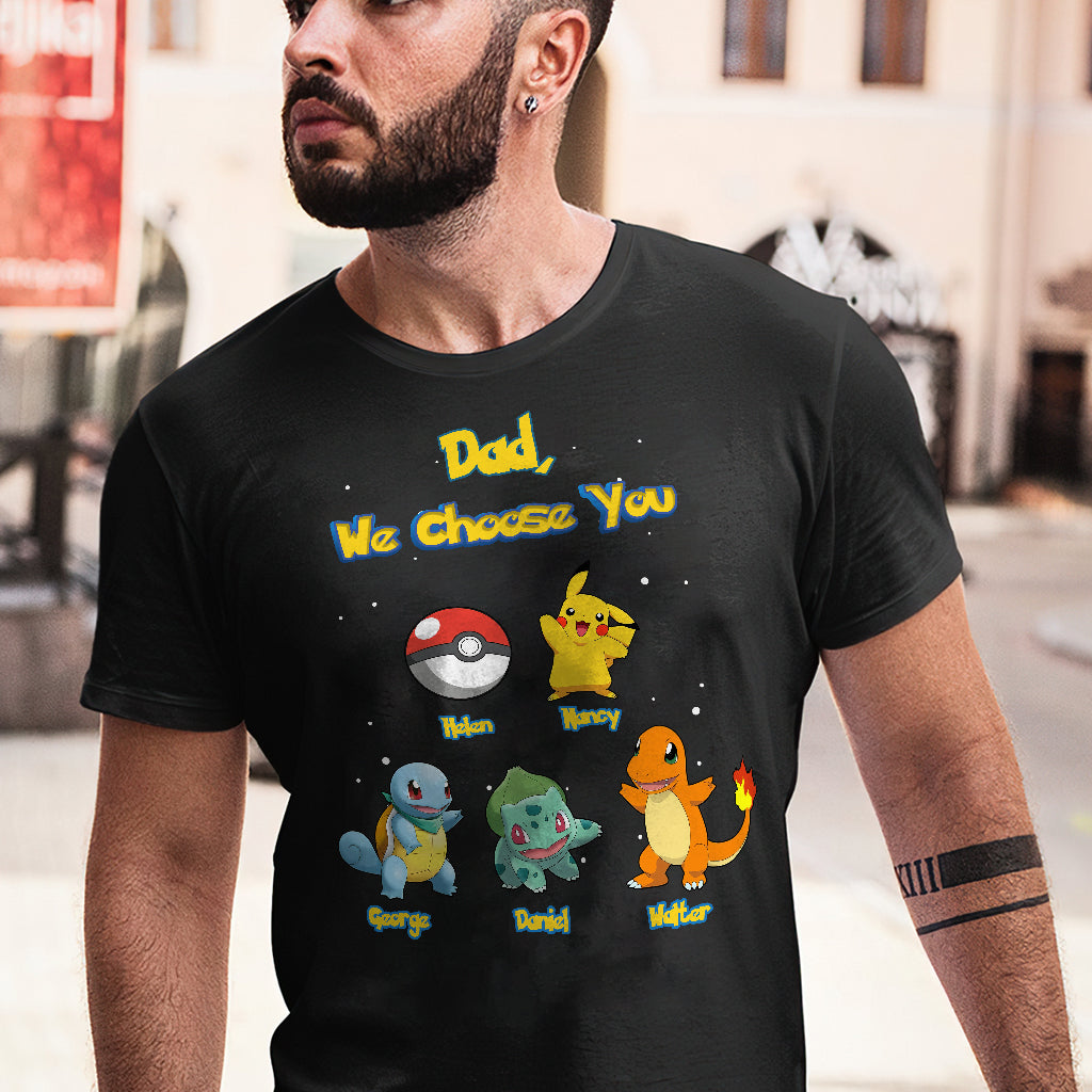 We Choose You - Personalized Monster Trainer T-shirt and Hoodie