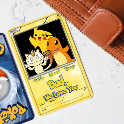 We Choose You - Personalized Monster Trainer Wallet Insert Card