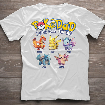 PokéDad PokéMom - Personalized Monster Trainer T-shirt and Hoodie