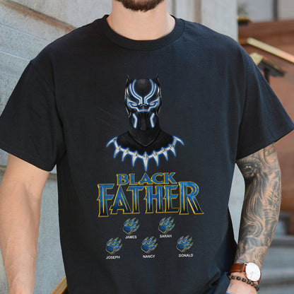 Black Father - Personalized Marvelous Universe T-shirt and Hoodie