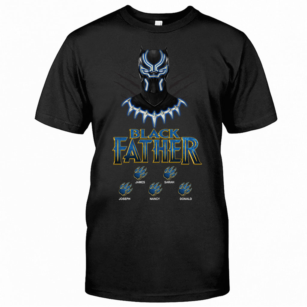 Black Father - Personalized Marvelous Universe T-shirt and Hoodie