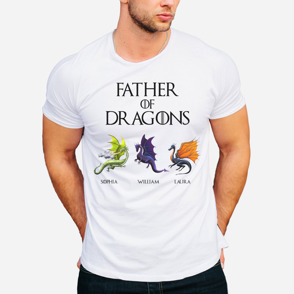 Father Of Dragons - Personalized Thrones Game T-shirt and Hoodie