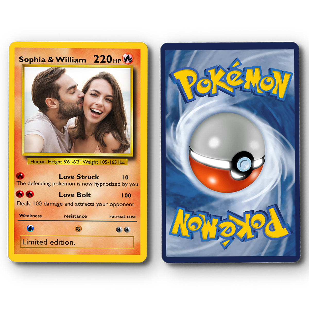 Poke Card - Personalized Monster Trainer Wallet Insert Card