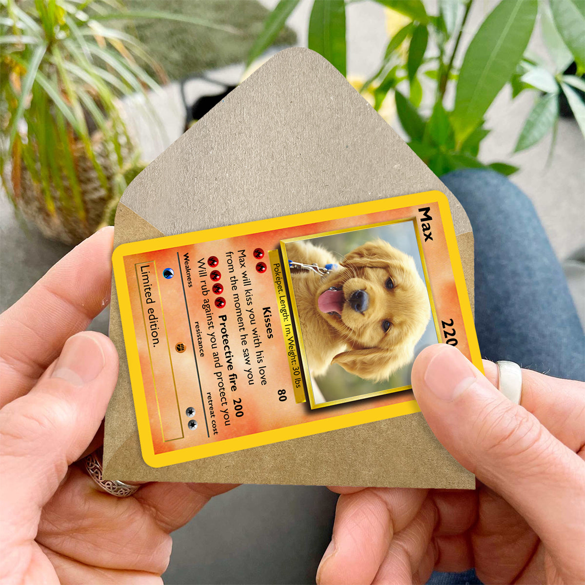 Poke Card - Personalized Monster Trainer Wallet Insert Card