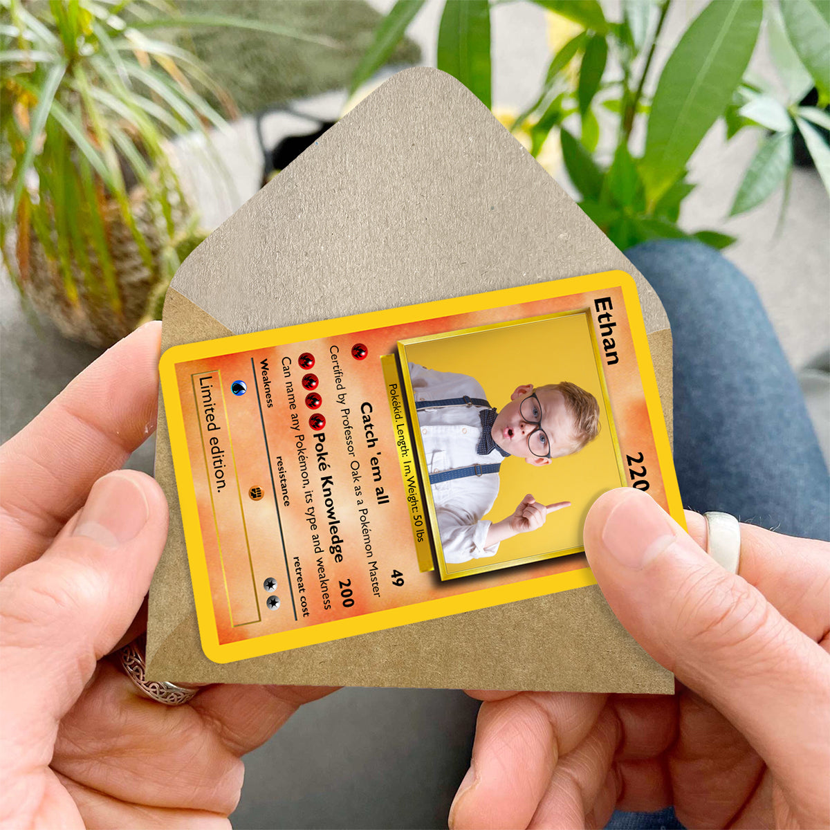 Poke Card - Personalized Monster Trainer Wallet Insert Card