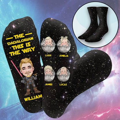 This Is The Way - Personalized Father Socks