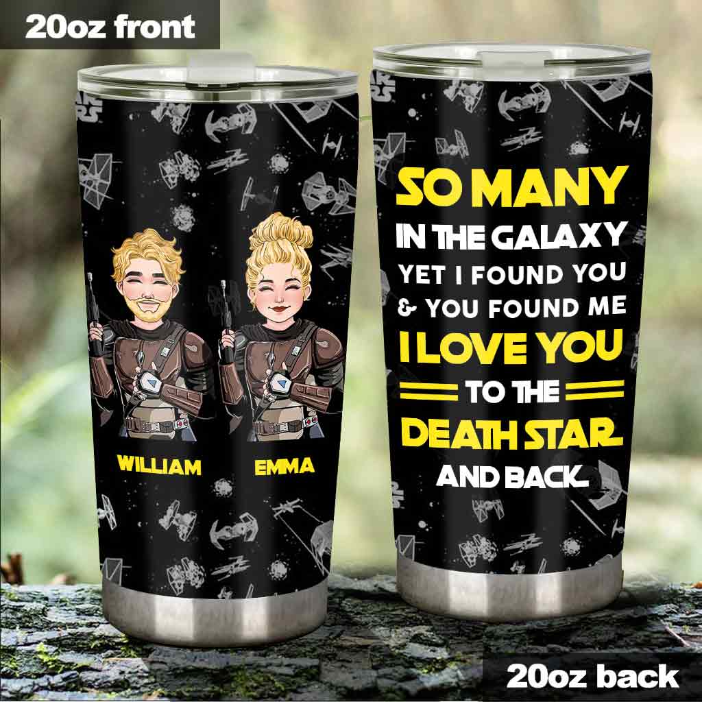 You & Me This Is The Way - Personalized The Force Tumbler