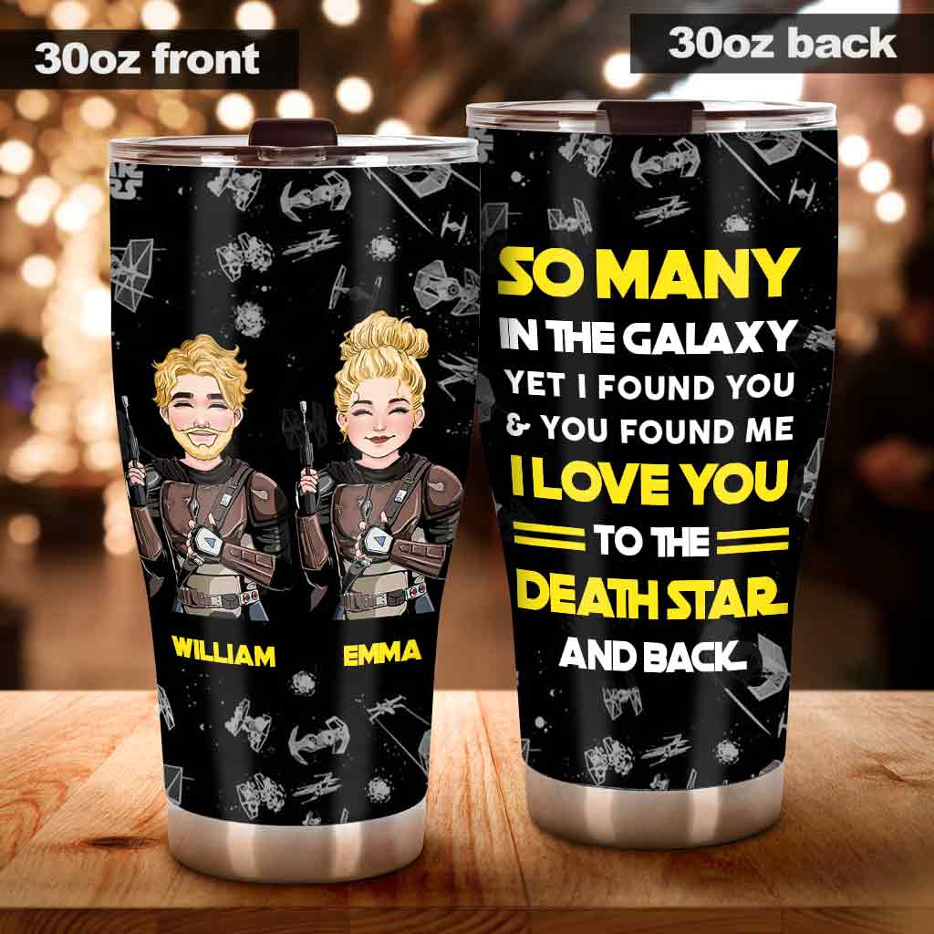 You & Me This Is The Way - Personalized The Force Tumbler