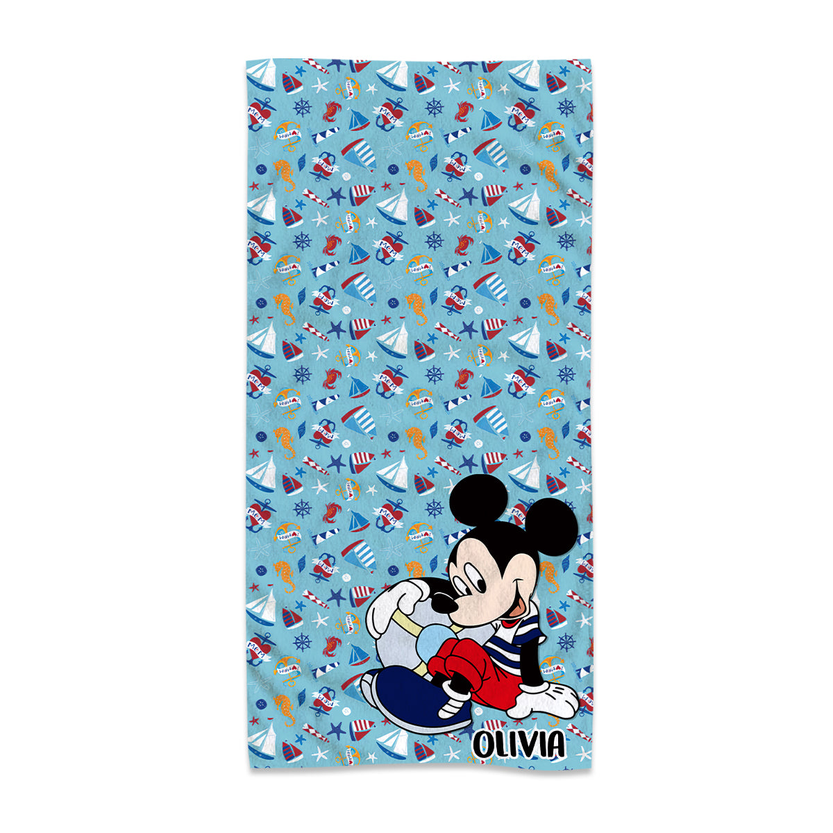 My Magical Summer - Personalized Sea Lover Beach Towel