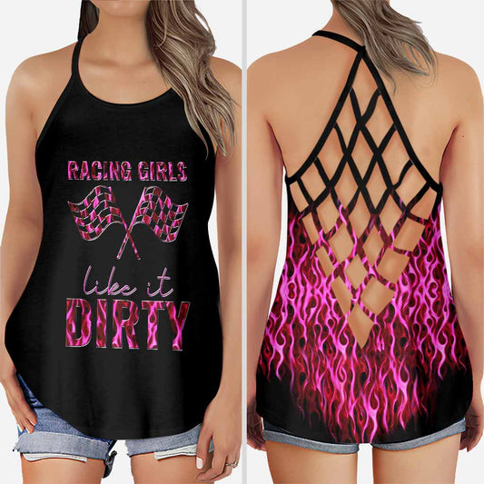 Love Racing Cross Tank Top