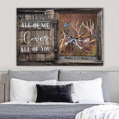 All Of Me Loves All Of You - Personalized Hunting Poster