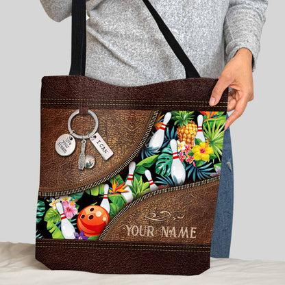 Summer Vibes - Bowling Personalized  Tote Bag