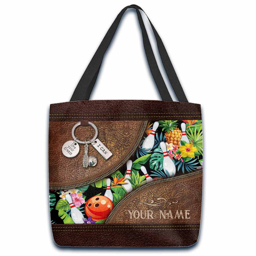 Summer Vibes - Bowling Personalized  Tote Bag