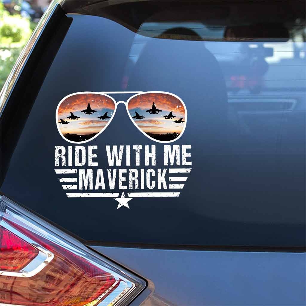 Ride With Me - Top Gun Decal Full