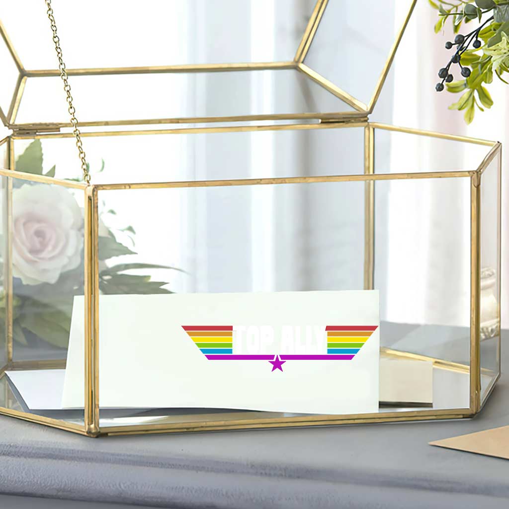 Top Ally - LGBT Support Decal Full