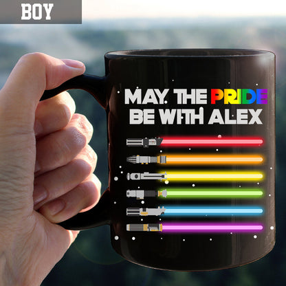 May The Pride Be With You - Personalized LGBT Support Mug