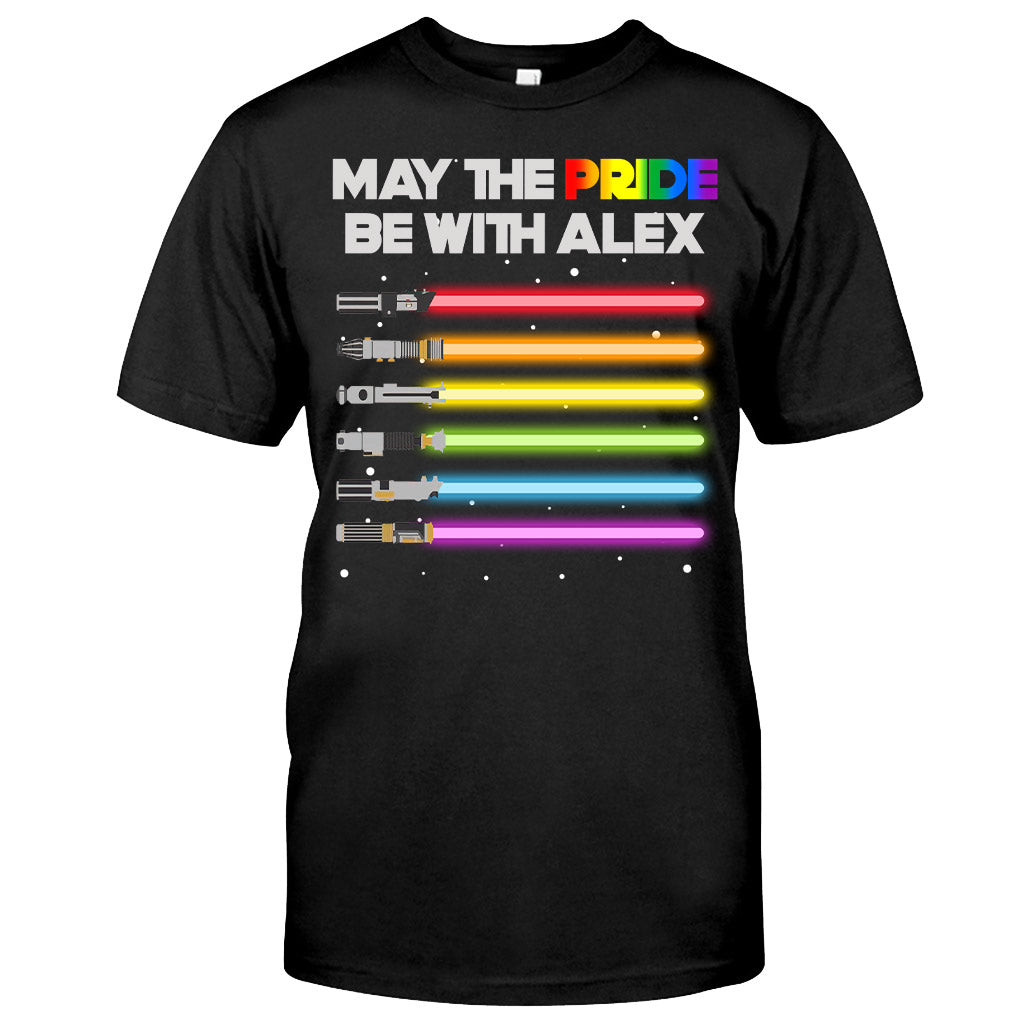 May The Pride Be With You - Personalized LGBT Support T-shirt and Hoodie