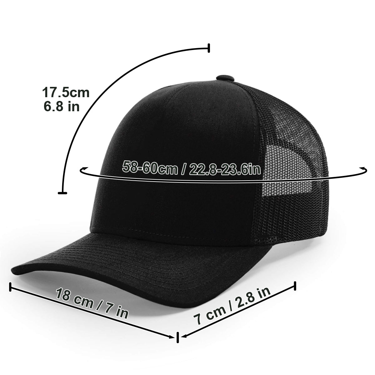 What A Beautiful Thing - Personalized Car Trucker Hat (Black Mesh)